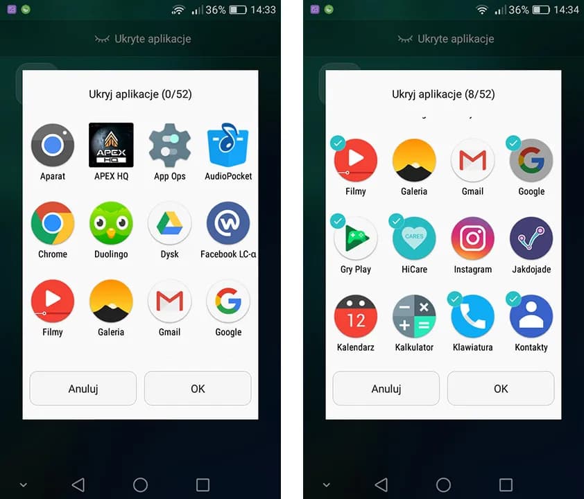 Jak ukryć aplikacje w Huawei P8 Lite i zyskać więcej prywatności