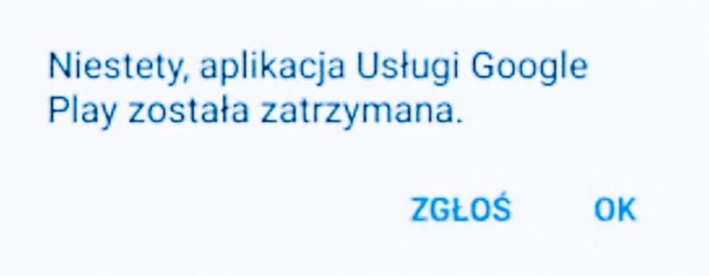 Dlaczego wyskakuje mi aplikacja została zatrzymana i jak to naprawić
